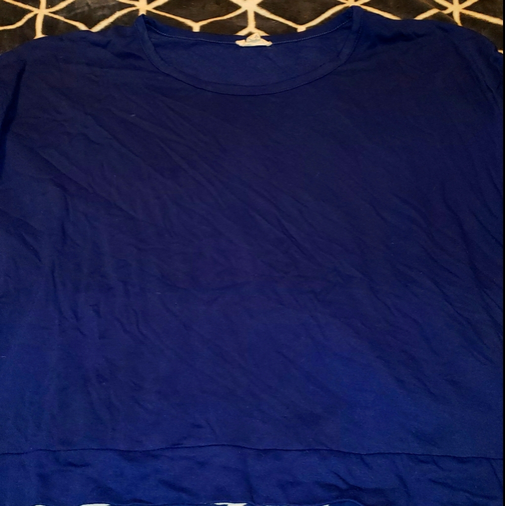 Navy blue Zebra print Shirt